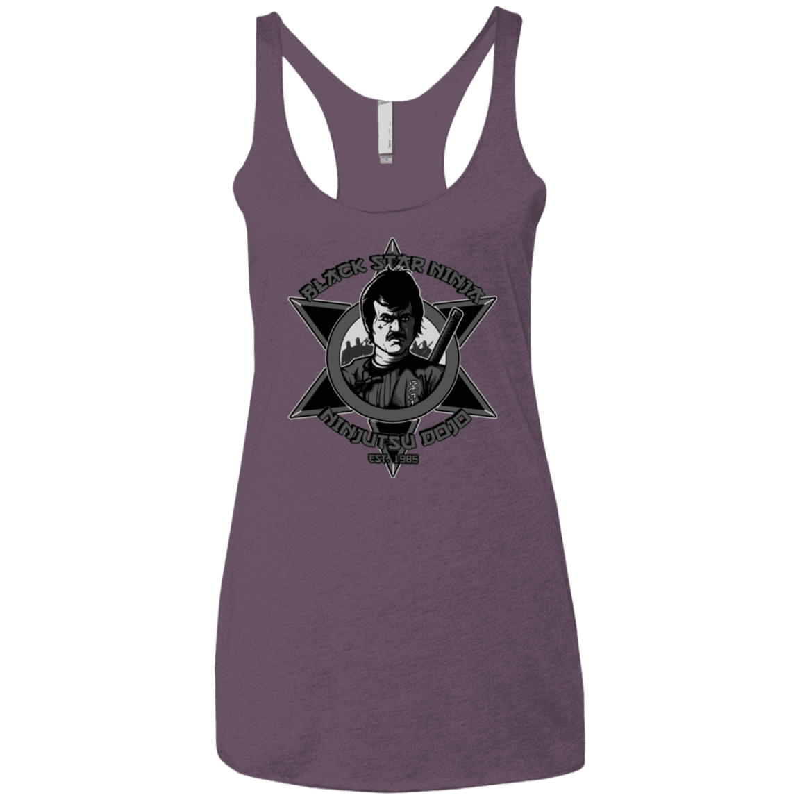 T-Shirts Vintage Purple / X-Small Black Star Dojo Women's Triblend Racerback Tank