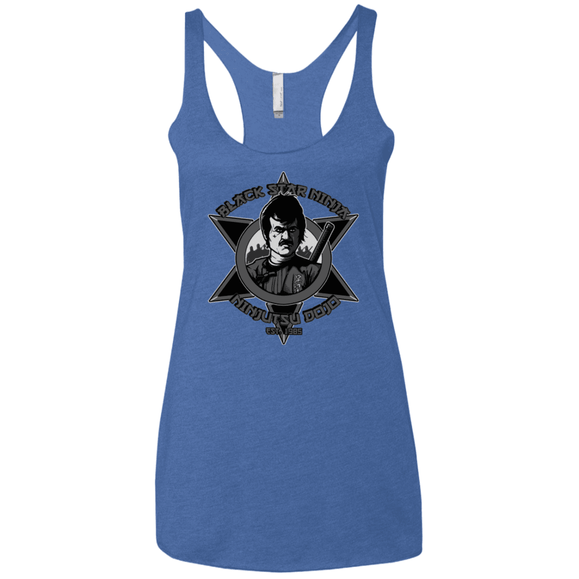 T-Shirts Vintage Royal / X-Small Black Star Dojo Women's Triblend Racerback Tank