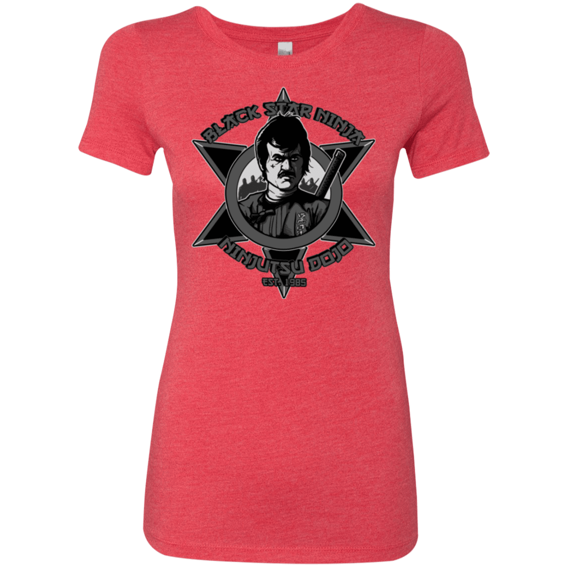 T-Shirts Vintage Red / S Black Star Dojo Women's Triblend T-Shirt