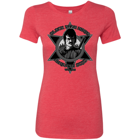 T-Shirts Vintage Red / S Black Star Dojo Women's Triblend T-Shirt