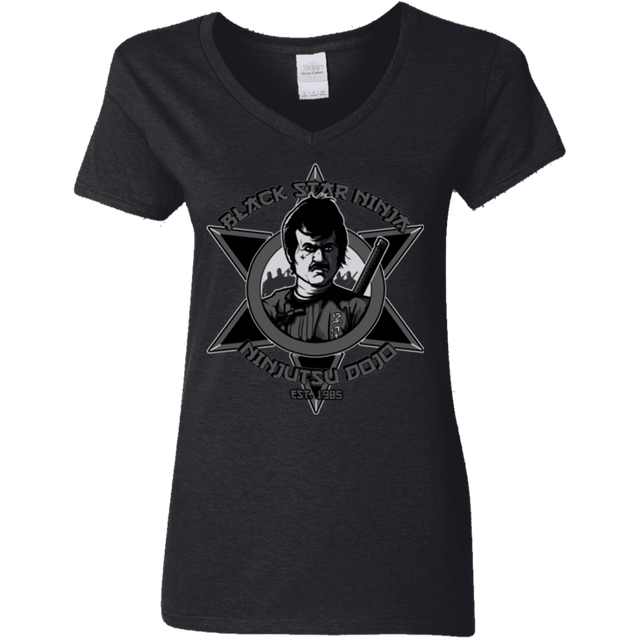 T-Shirts Black / S Black Star Dojo Women's V-Neck T-Shirt