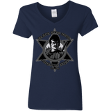 T-Shirts Navy / S Black Star Dojo Women's V-Neck T-Shirt