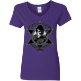 T-Shirts Purple / S Black Star Dojo Women's V-Neck T-Shirt