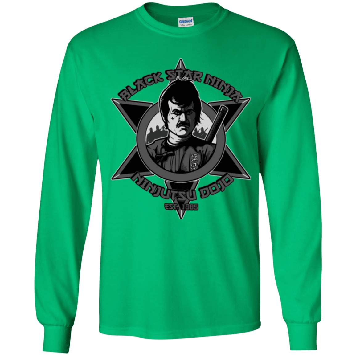 T-Shirts Irish Green / YS Black Star Dojo Youth Long Sleeve T-Shirt
