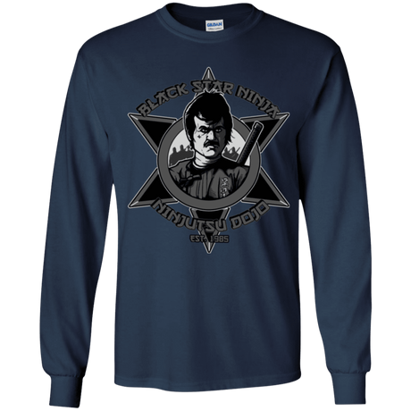 T-Shirts Navy / YS Black Star Dojo Youth Long Sleeve T-Shirt
