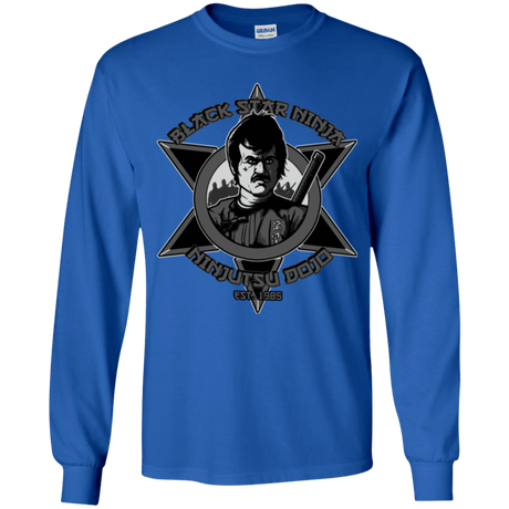 T-Shirts Royal / YS Black Star Dojo Youth Long Sleeve T-Shirt