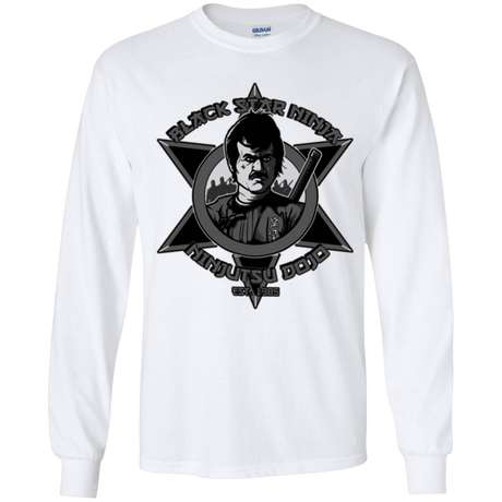 T-Shirts White / YS Black Star Dojo Youth Long Sleeve T-Shirt