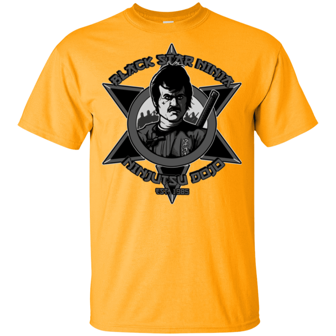 T-Shirts Gold / YXS Black Star Dojo Youth T-Shirt