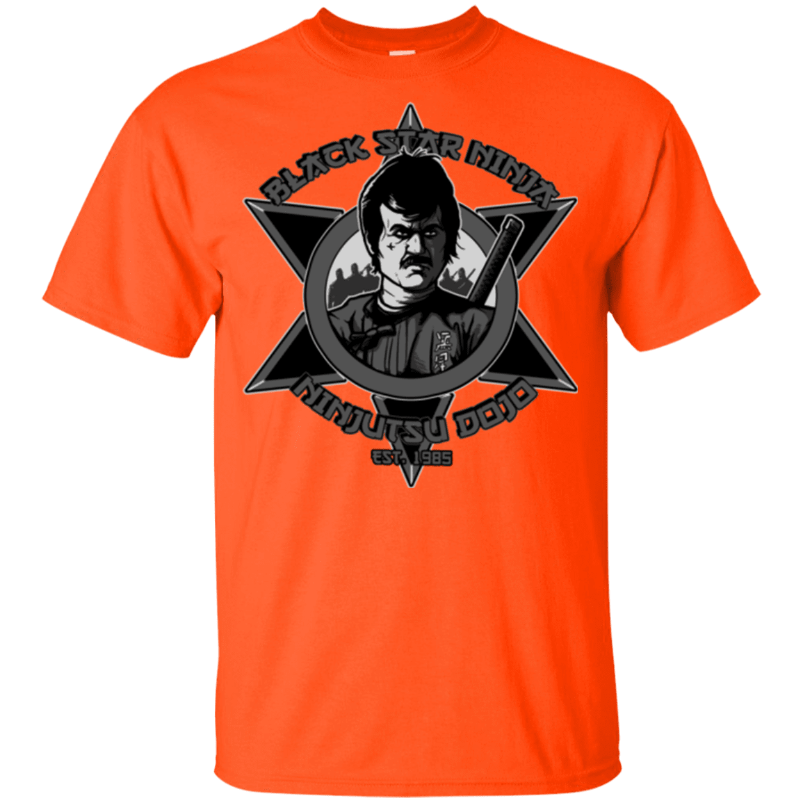 T-Shirts Orange / YXS Black Star Dojo Youth T-Shirt