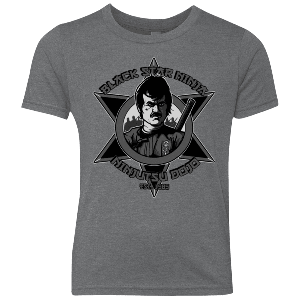 T-Shirts Premium Heather / YXS Black Star Dojo Youth Triblend T-Shirt
