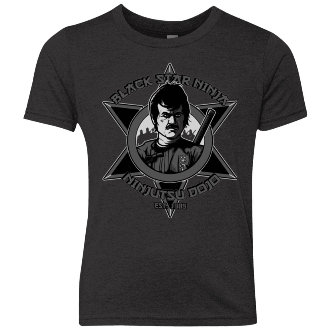 T-Shirts Vintage Black / YXS Black Star Dojo Youth Triblend T-Shirt