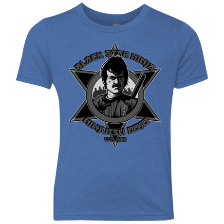 T-Shirts Vintage Royal / YXS Black Star Dojo Youth Triblend T-Shirt