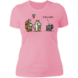 T-Shirts Light Pink / S Black Sus Women's Premium T-Shirt