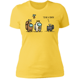 T-Shirts Vibrant Yellow / S Black Sus Women's Premium T-Shirt