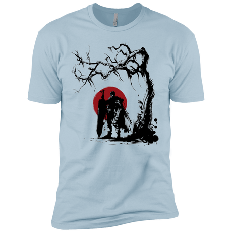 T-Shirts Light Blue / X-Small Black Swordsman under the sun Men's Premium T-Shirt