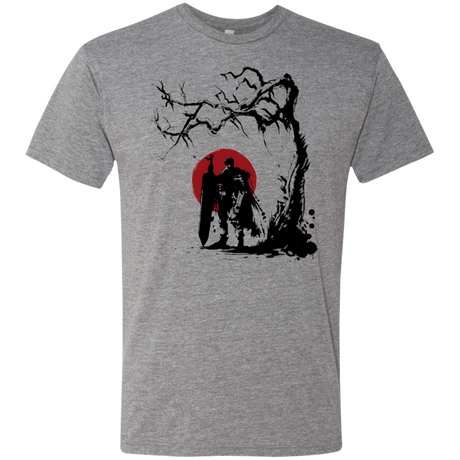 T-Shirts Premium Heather / Small Black Swordsman under the sun Men's Triblend T-Shirt