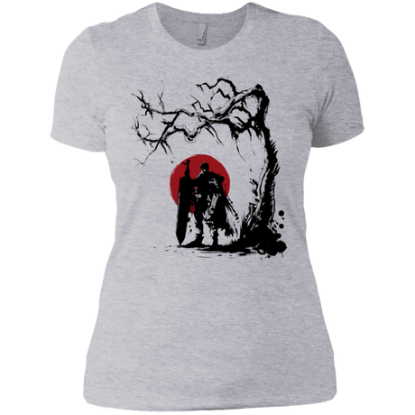 T-Shirts Heather Grey / X-Small Black Swordsman under the sun Women's Premium T-Shirt