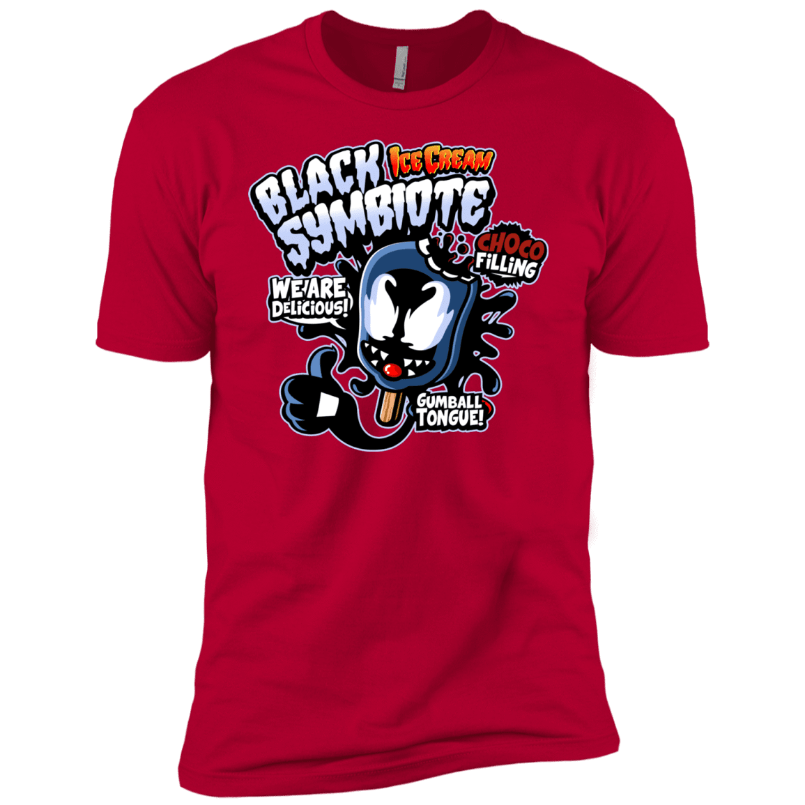 T-Shirts Red / YXS Black Symbiote Ice Cream Boys Premium T-Shirt