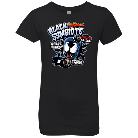 T-Shirts Black / YXS Black Symbiote Ice Cream Girls Premium T-Shirt
