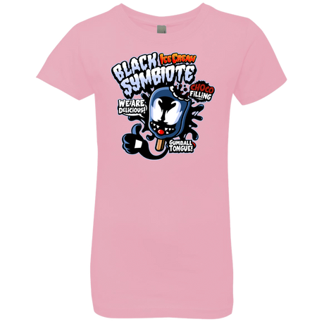 T-Shirts Light Pink / YXS Black Symbiote Ice Cream Girls Premium T-Shirt