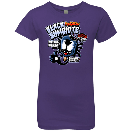 T-Shirts Purple Rush / YXS Black Symbiote Ice Cream Girls Premium T-Shirt