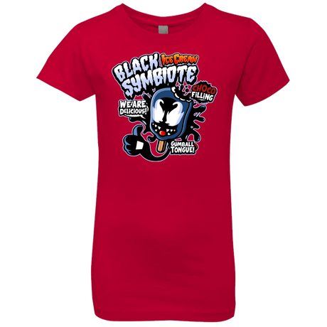 T-Shirts Red / YXS Black Symbiote Ice Cream Girls Premium T-Shirt