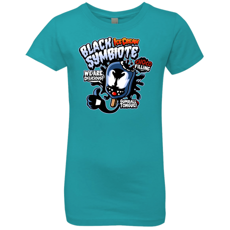 T-Shirts Tahiti Blue / YXS Black Symbiote Ice Cream Girls Premium T-Shirt