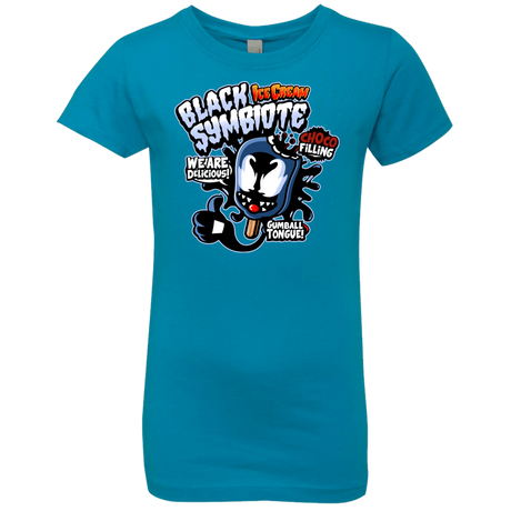 T-Shirts Turquoise / YXS Black Symbiote Ice Cream Girls Premium T-Shirt