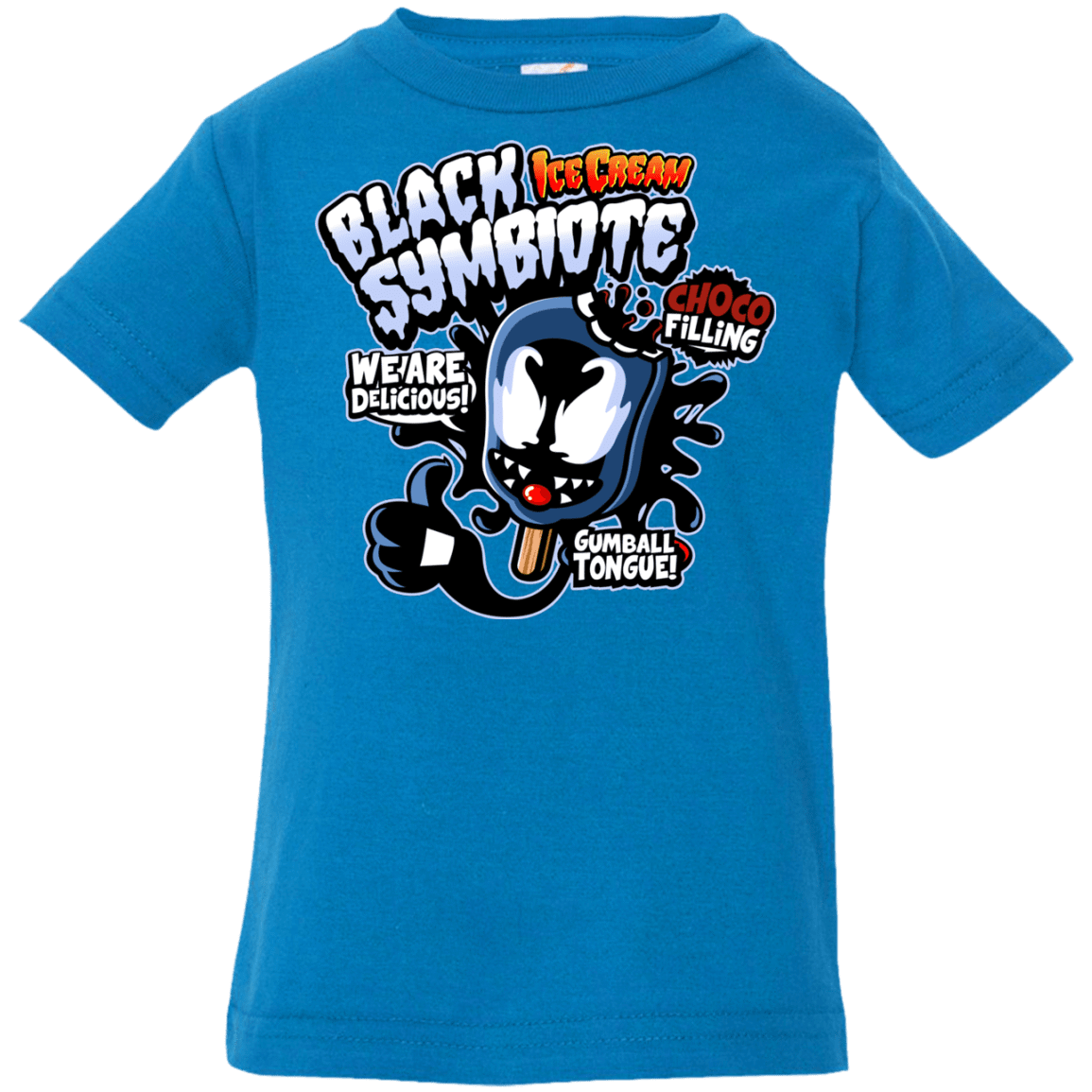 T-Shirts Cobalt / 6 Months Black Symbiote Ice Cream Infant Premium T-Shirt
