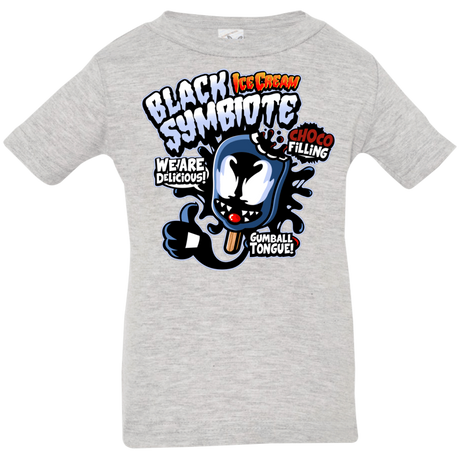 T-Shirts Heather Grey / 6 Months Black Symbiote Ice Cream Infant Premium T-Shirt