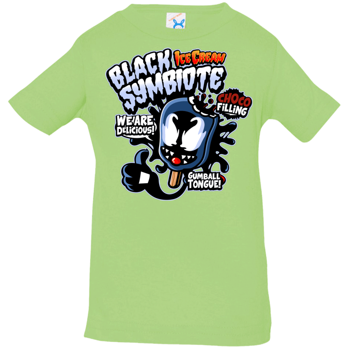 T-Shirts Key Lime / 6 Months Black Symbiote Ice Cream Infant Premium T-Shirt
