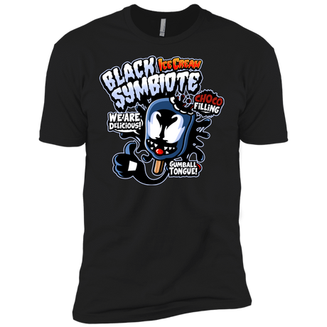 T-Shirts Black / X-Small Black Symbiote Ice Cream Men's Premium T-Shirt