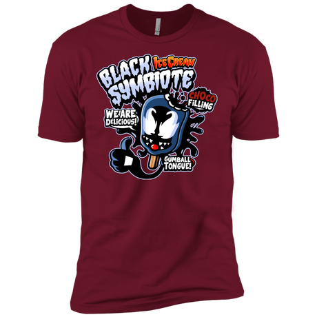 T-Shirts Cardinal / X-Small Black Symbiote Ice Cream Men's Premium T-Shirt