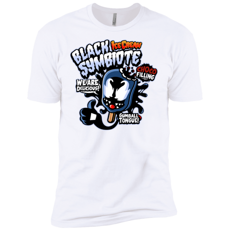 T-Shirts White / X-Small Black Symbiote Ice Cream Men's Premium T-Shirt
