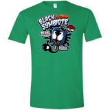 T-Shirts Heather Irish Green / S Black Symbiote Ice Cream Men's Semi-Fitted Softstyle