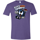 T-Shirts Heather Purple / S Black Symbiote Ice Cream Men's Semi-Fitted Softstyle
