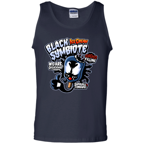 T-Shirts Navy / S Black Symbiote Ice Cream Men's Tank Top