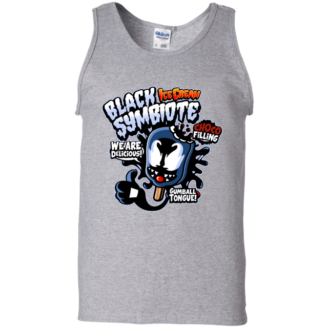 T-Shirts Sport Grey / S Black Symbiote Ice Cream Men's Tank Top