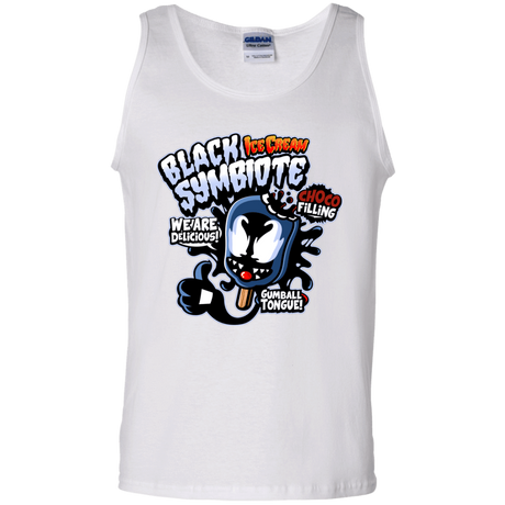 T-Shirts White / S Black Symbiote Ice Cream Men's Tank Top