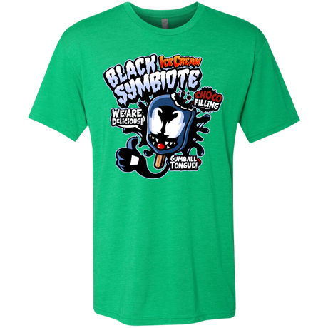 T-Shirts Envy / S Black Symbiote Ice Cream Men's Triblend T-Shirt