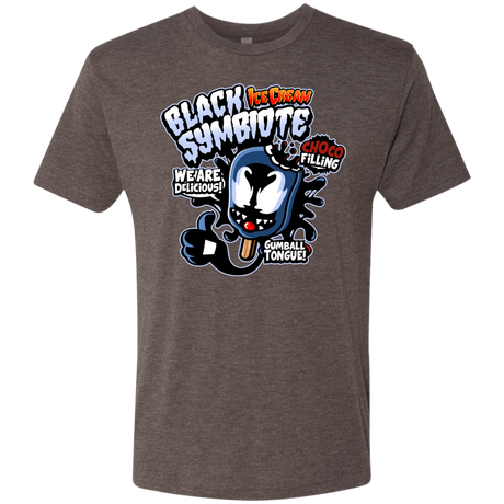 T-Shirts Macchiato / S Black Symbiote Ice Cream Men's Triblend T-Shirt