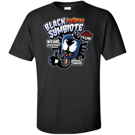 T-Shirts Black / XLT Black Symbiote Ice Cream Tall T-Shirt