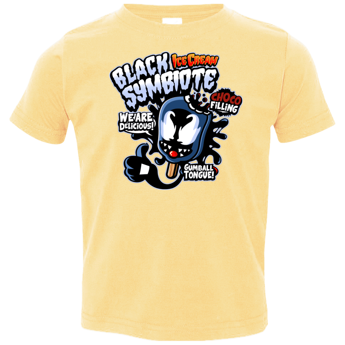 T-Shirts Butter / 2T Black Symbiote Ice Cream Toddler Premium T-Shirt