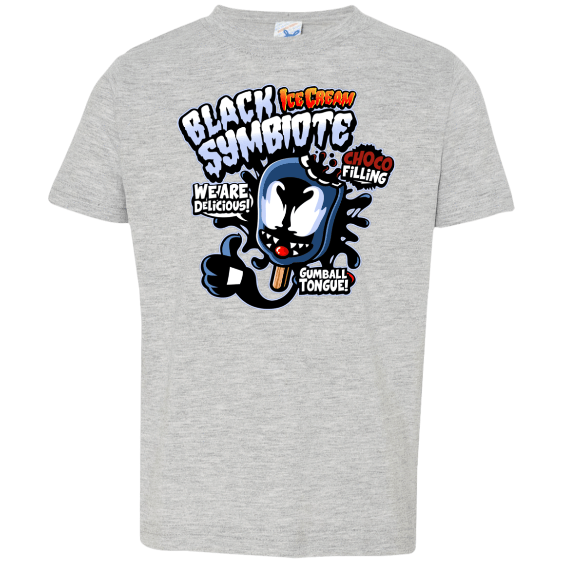 T-Shirts Heather Grey / 2T Black Symbiote Ice Cream Toddler Premium T-Shirt