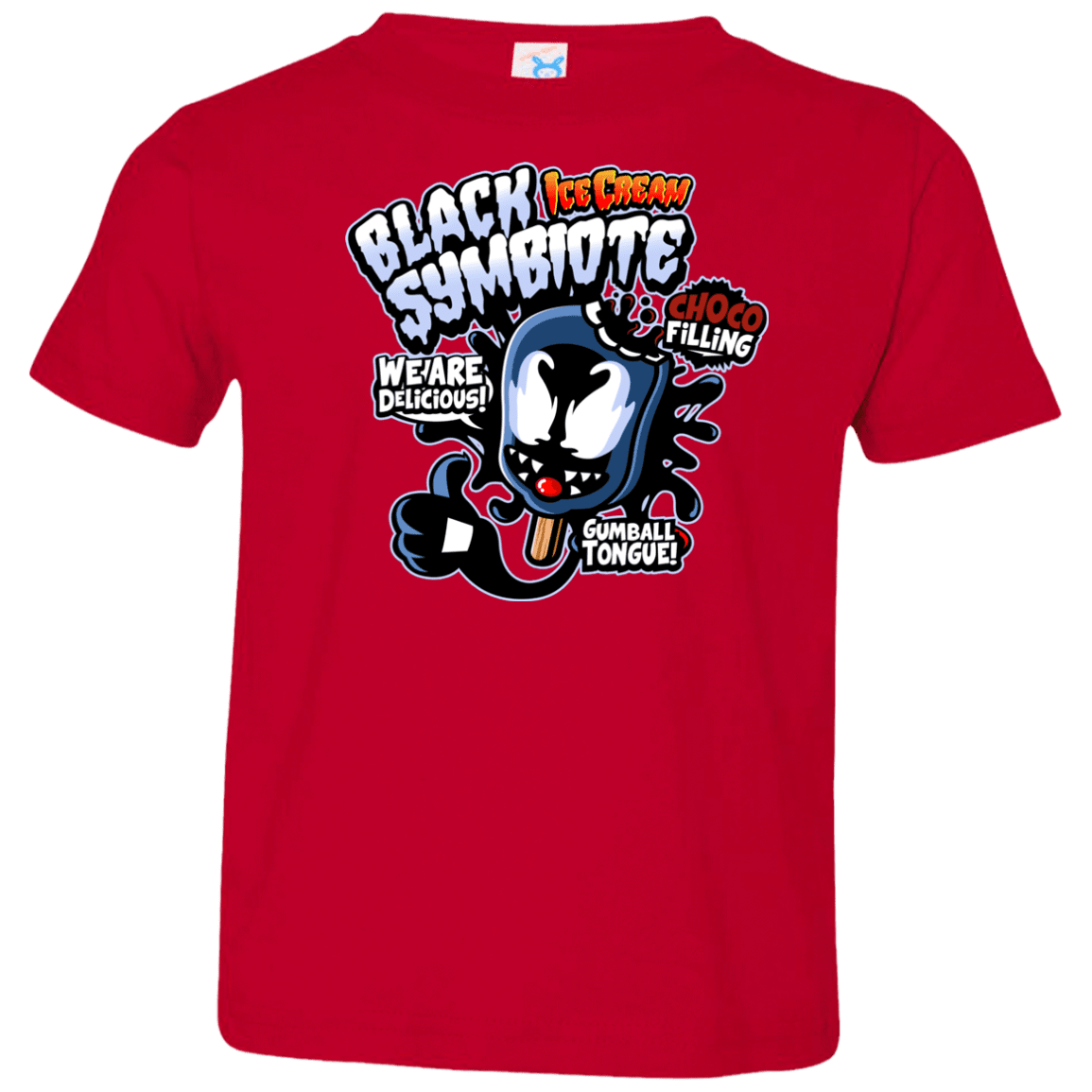 T-Shirts Red / 2T Black Symbiote Ice Cream Toddler Premium T-Shirt