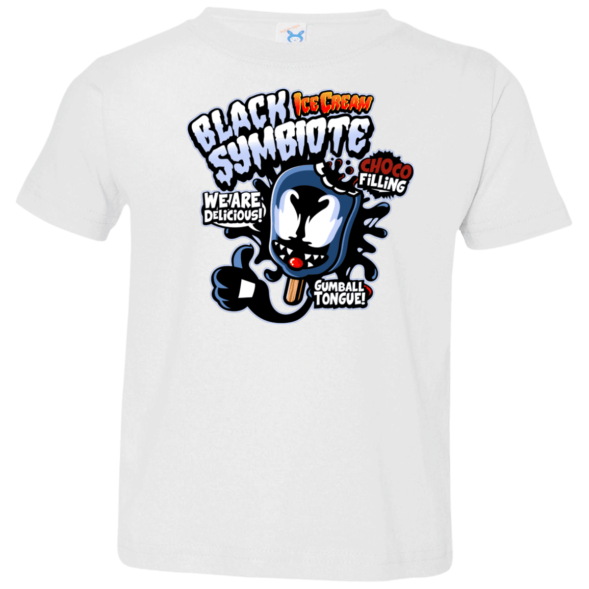 T-Shirts White / 2T Black Symbiote Ice Cream Toddler Premium T-Shirt