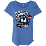 T-Shirts Vintage Royal / X-Small Black Symbiote Ice Cream Triblend Dolman Sleeve