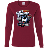 T-Shirts Cardinal / S Black Symbiote Ice Cream Women's Long Sleeve T-Shirt