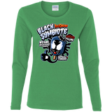 T-Shirts Irish Green / S Black Symbiote Ice Cream Women's Long Sleeve T-Shirt
