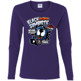 T-Shirts Purple / S Black Symbiote Ice Cream Women's Long Sleeve T-Shirt